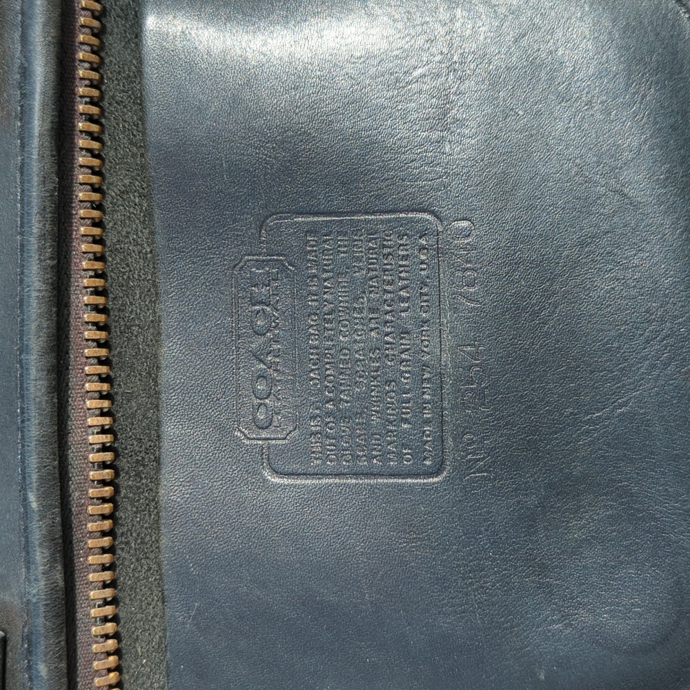 Vintage Coach Slim Satchel Large 9430 black - Picture 10 of 12